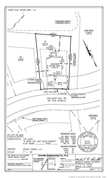 2063 Secluded Dell Homesite 1, Fayetteville, NC 28306