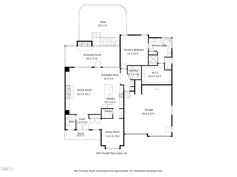 2073 Amalfi Pl, Apex, NC 27502