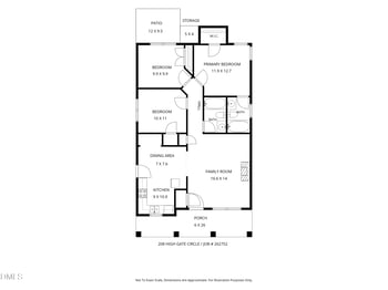 208 Highgate Cir, Wake Forest, NC 27587