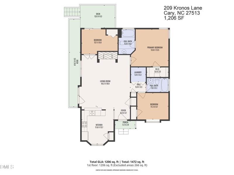 209 Kronos Ln, Cary, NC 27513