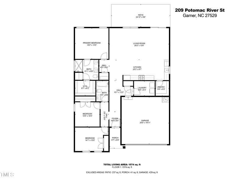 209 Potomac River St, Garner, NC 27529