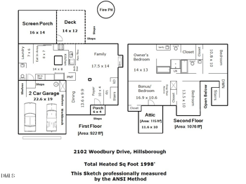 2102 Woodbury Dr, Hillsborough, NC 27278
