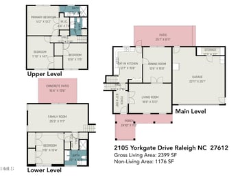 2105 Yorkgate Dr, Raleigh, NC 27612