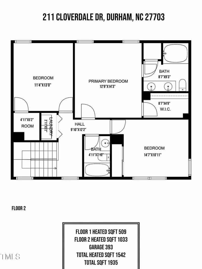 211 Cloverdale Dr, Durham, NC 27703