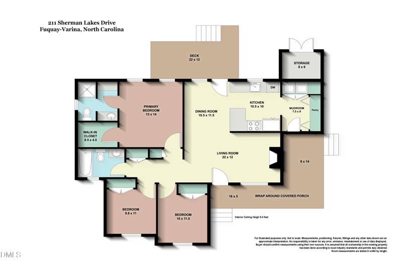 211 Sherman Lakes Dr, Fuquay Varina, NC 27526