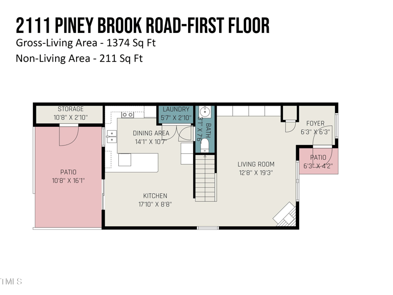 2111 Piney Brook Rd #101, Raleigh, NC 27614