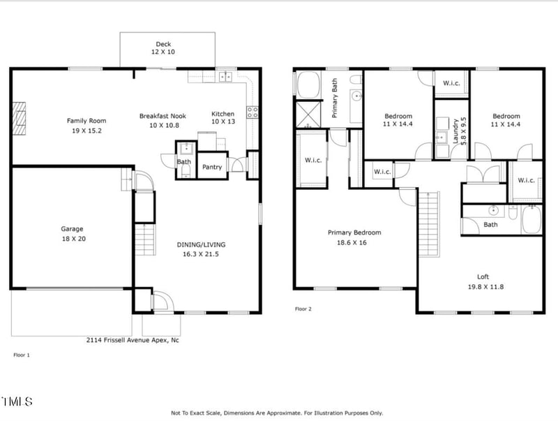 2114 Frissell Ave, Apex, NC 27502