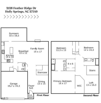 2128 Feather Ridge Dr, Holly Springs, NC 27540