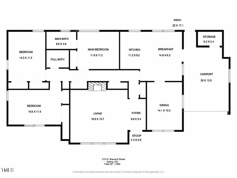 213 N Brevard St, Selma, NC 27576