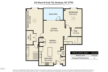 214 Hunt St #Apt 710, Durham, NC 27701