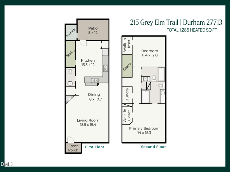 215 Grey Elm Trl, Durham, NC 27713