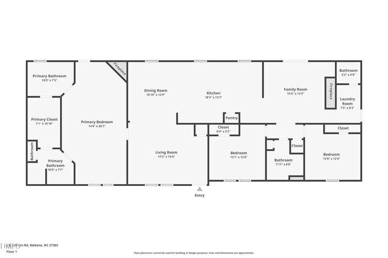 216 Gibson Rd, Mebane, NC 27302