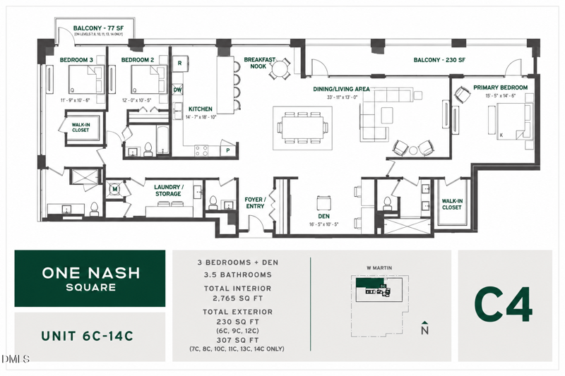 217 Martin St #11 C, Raleigh, NC 27601
