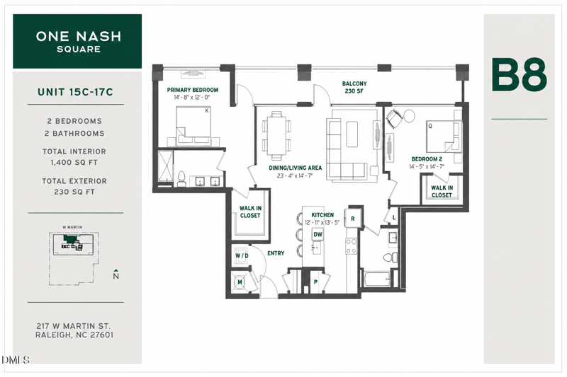 217 Martin St #15 C, Raleigh, NC 27601