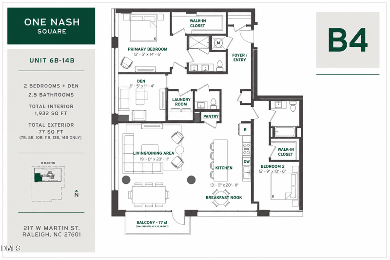 217 Martin St #9 B, Raleigh, NC 27601