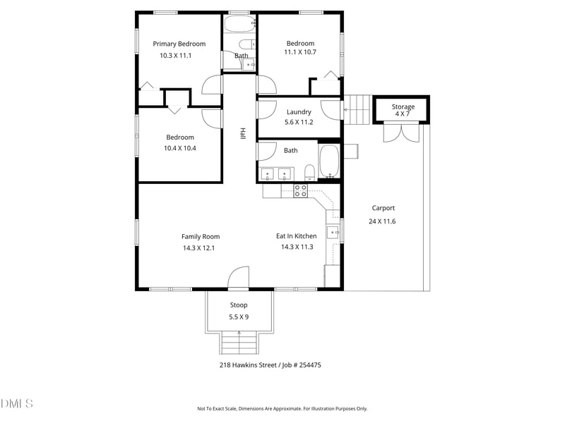 218 Hawkins St, Franklinton, NC 27525