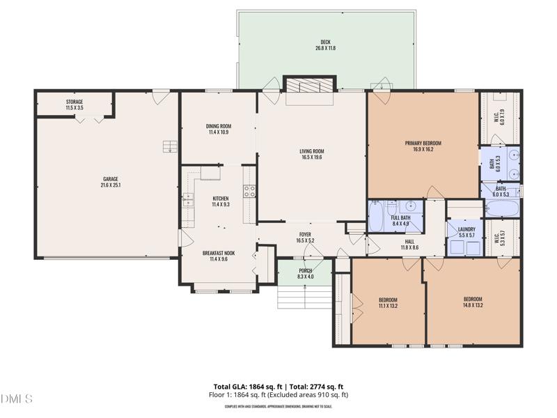 2205 Yorkgate Dr, Raleigh, NC 27612