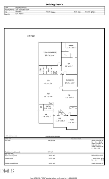 221 Stone River Dr, Wendell, NC 27591