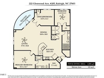 222 Glenwood Ave #205, Raleigh, NC 27603