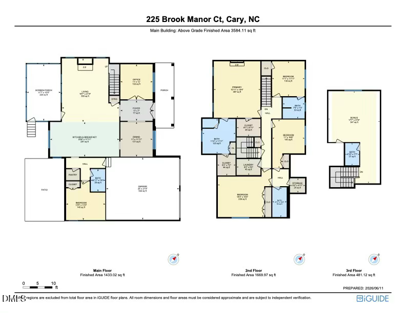 225 Brook Manor Ct, Cary, NC 27513