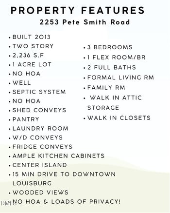 2253 Pete Smith Rd, Louisburg, NC 27549