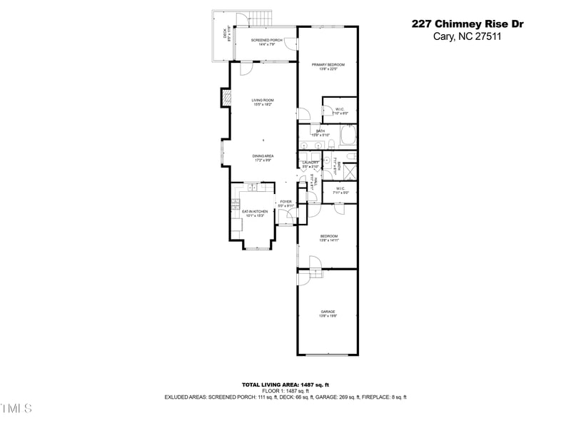 227 Chimney Rise Dr, Cary, NC 27511