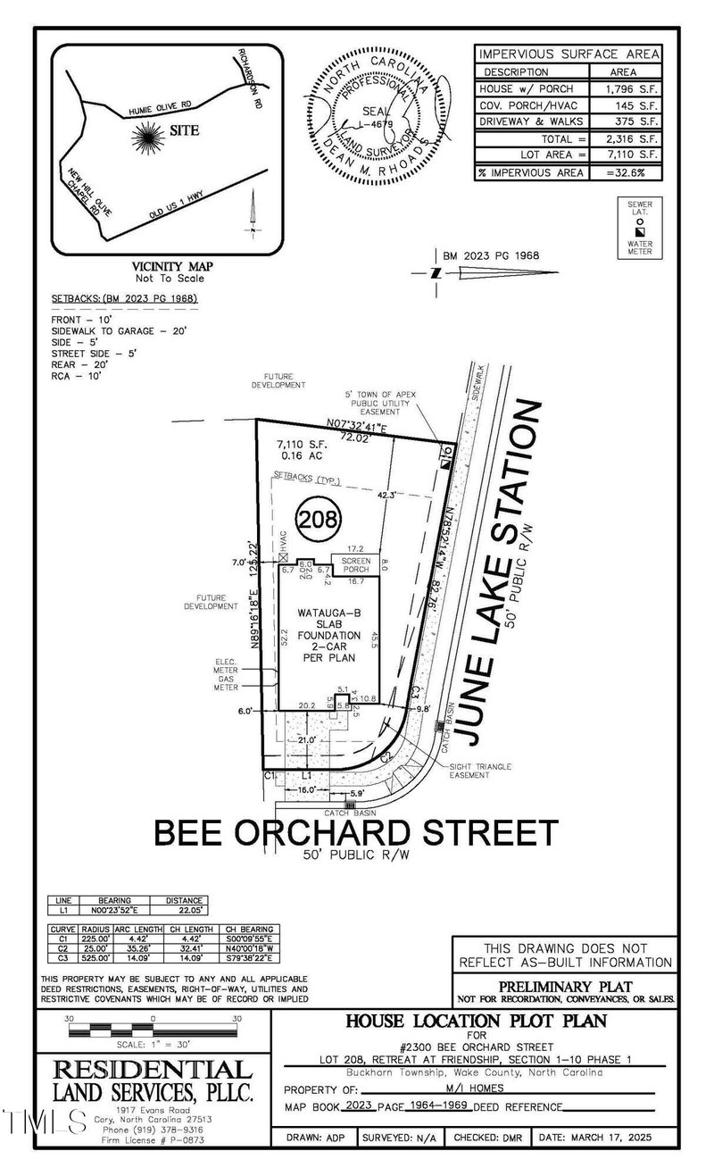 2300 Bee Orchard St Lot 208, Apex, NC 27502