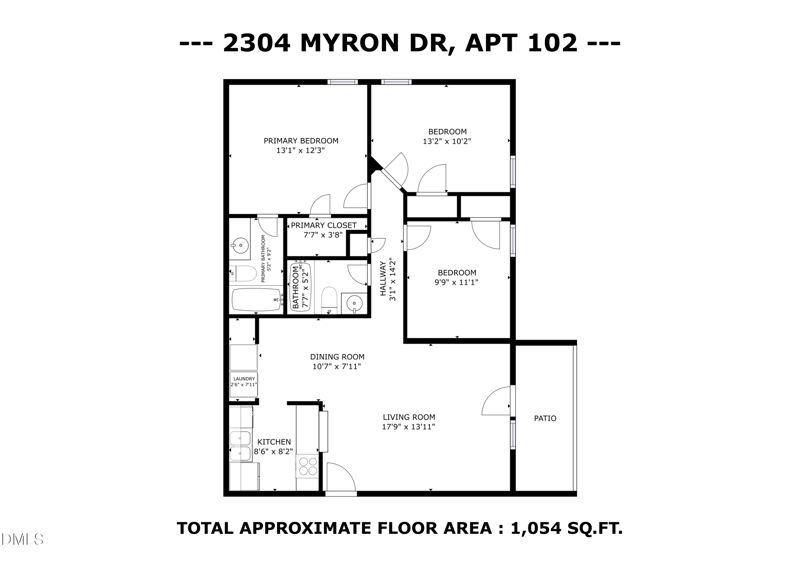 2304 Myron Dr #102, Raleigh, NC 27607