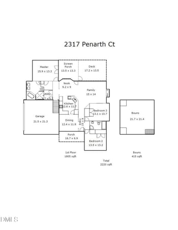 2317 Penarth Ct, Zebulon, NC 27597