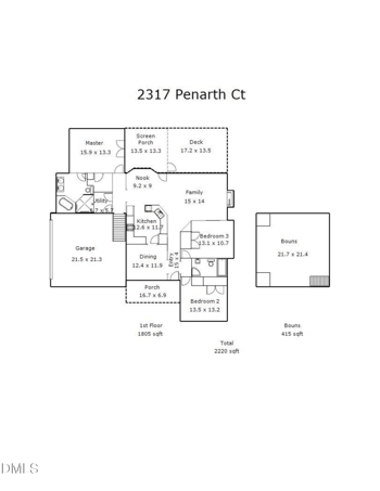 2317 Penarth Ct, Zebulon, NC 27597