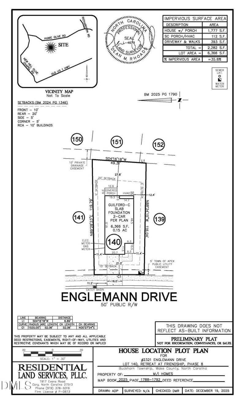 2321 Englemann Dr Lot 140, Apex, NC 27502