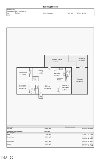 2321 Overland Dr, Durham, NC 27704