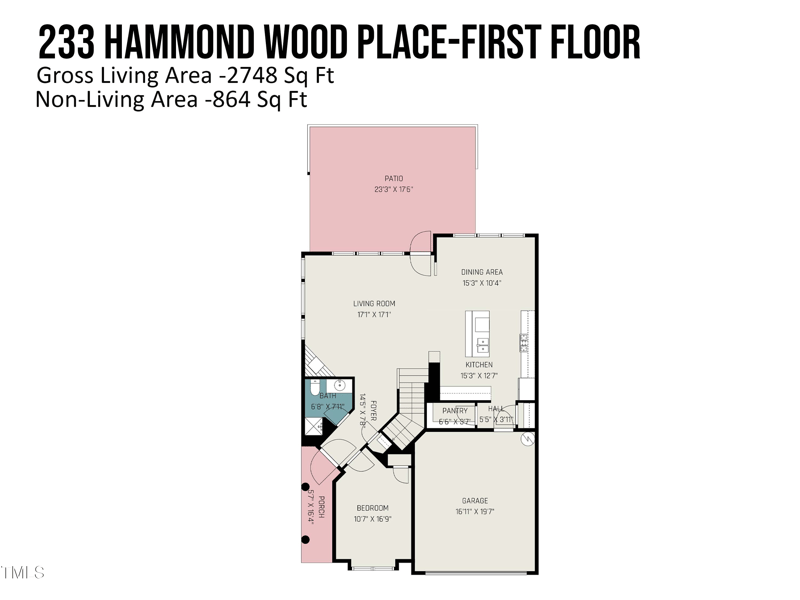 233 Hammond Wood Pl, Morrisville, NC 27560