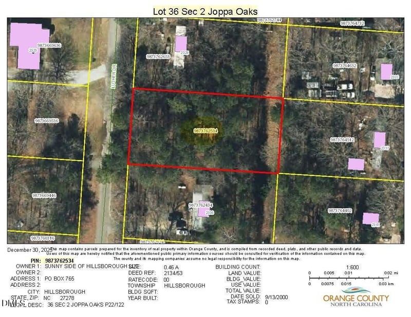 2332 Luther Dr Lot 36, Hillsborough, NC 27278