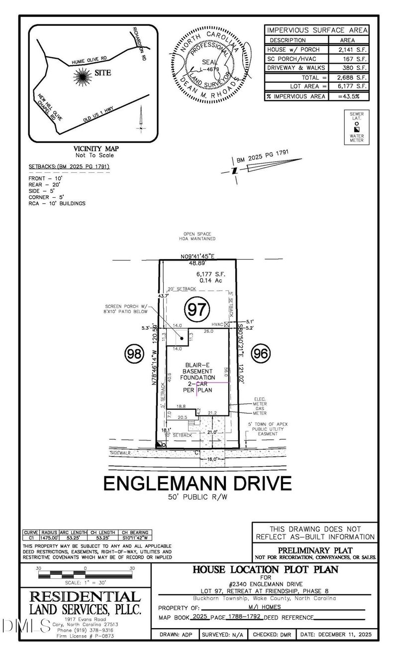 2340 Englemann Dr Lot 97, Apex, NC 27502