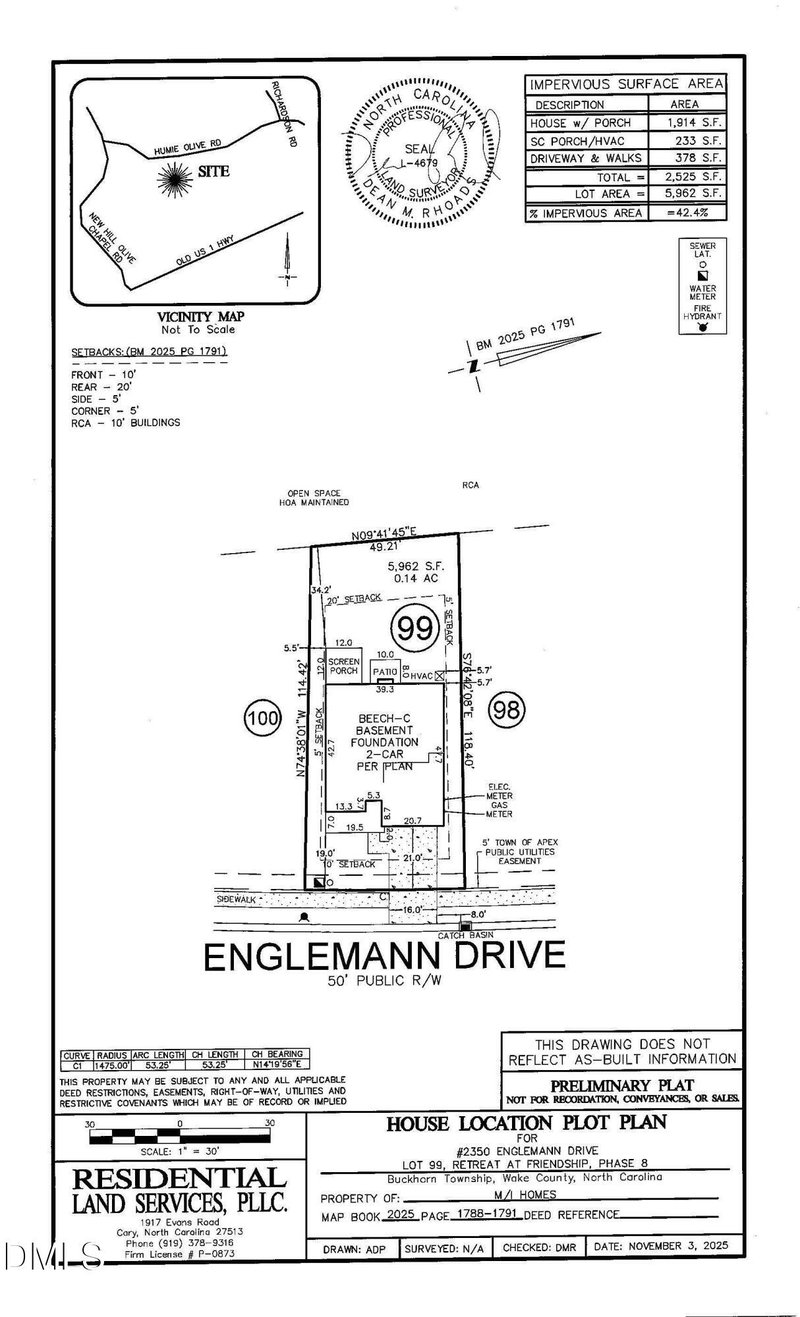 2350 Englemann Dr Lot 99, Apex, NC 27502