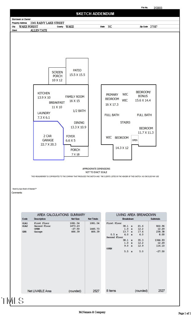 2361 Rainy Lake St, Wake Forest, NC 27587