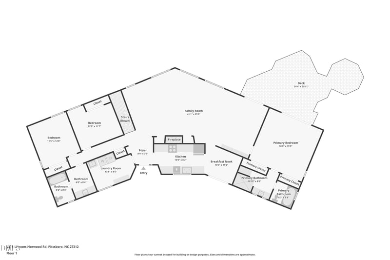 2375 Lamont Norwood Rd, Pittsboro, NC 27312