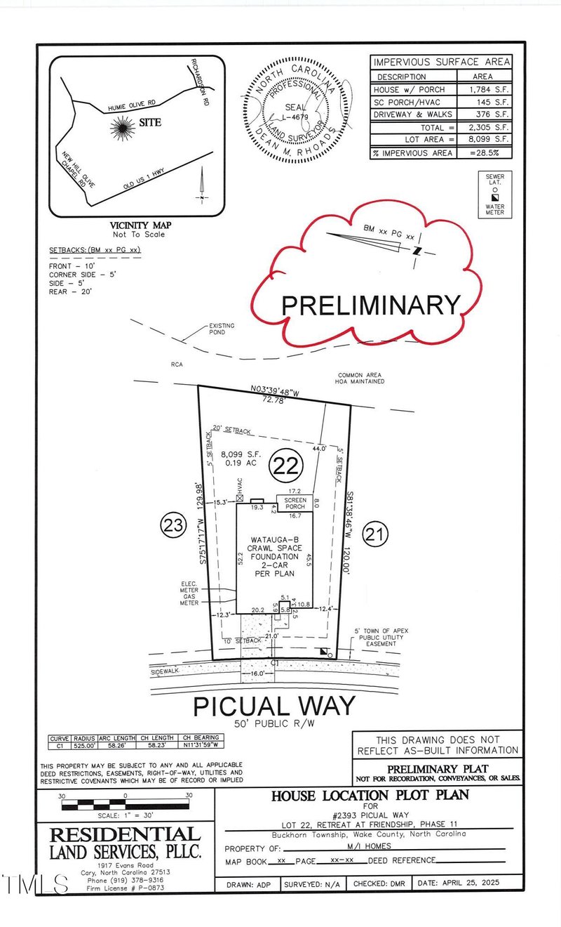 2393 Picual Way Lot 22, New Hill, NC 27562