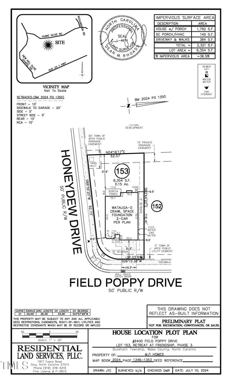 2400 Field Poppy Dr Lot 153, Apex, NC 27502