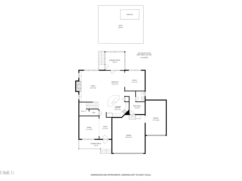 2401 Belvita Ct, Wake Forest, NC 27587