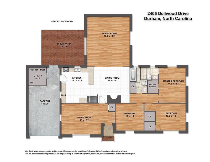 2405 Dellwood Dr, Durham, NC 27705