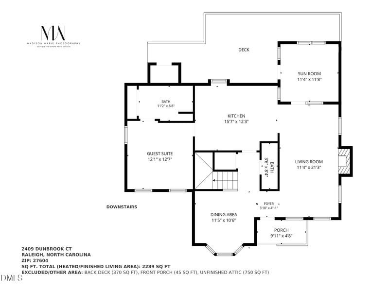 2409 Dunbrook Ct, Raleigh, NC 27604