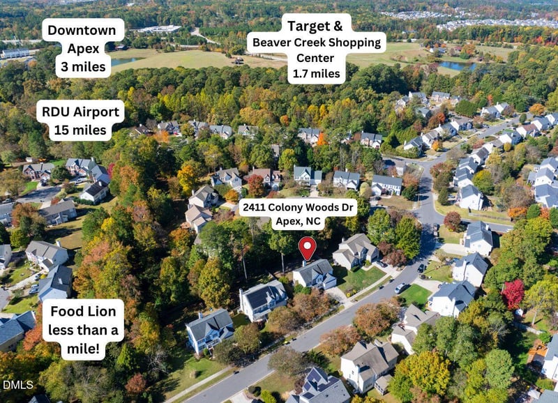2411 Colony Woods Dr, Apex, NC 27523