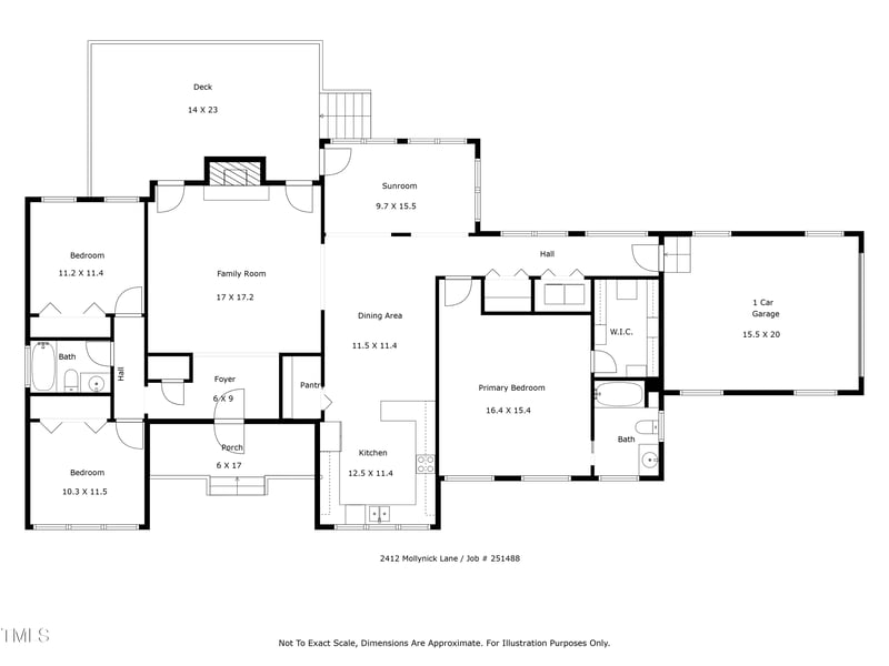 2412 Mollynick Ln, Wake Forest, NC 27587