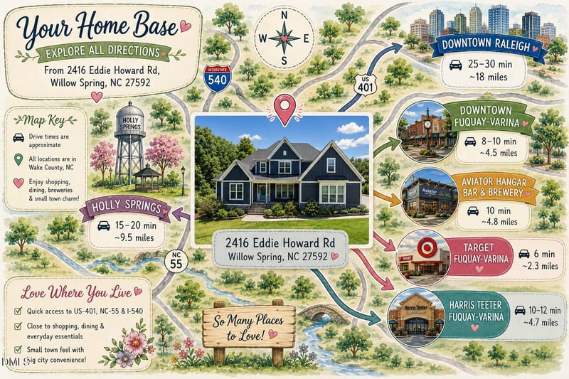 2416 Eddie Howard Rd, Willow Springs, NC 27592
