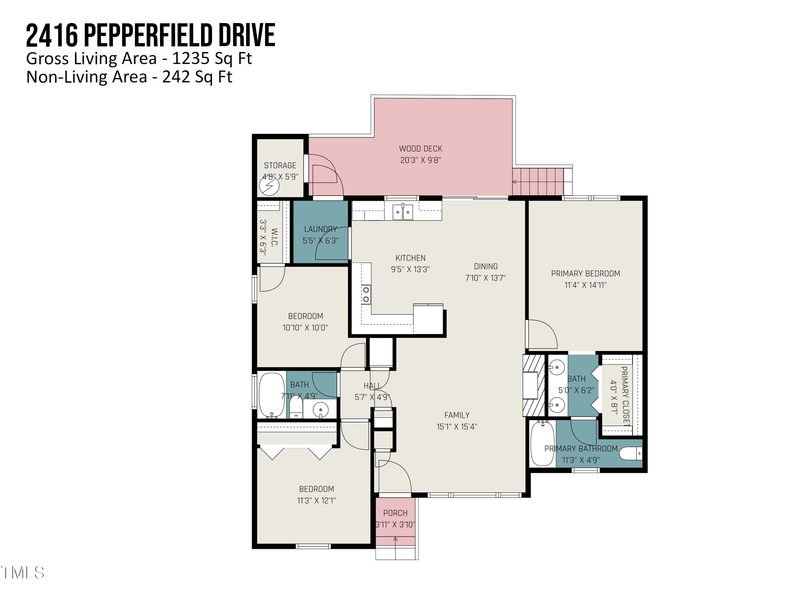 2416 Pepperfield Dr, Raleigh, NC 27604