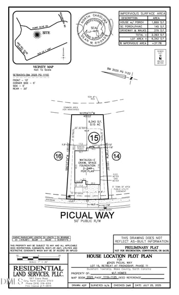 2425 Picual Way Lot 15, New Hill, NC 27562