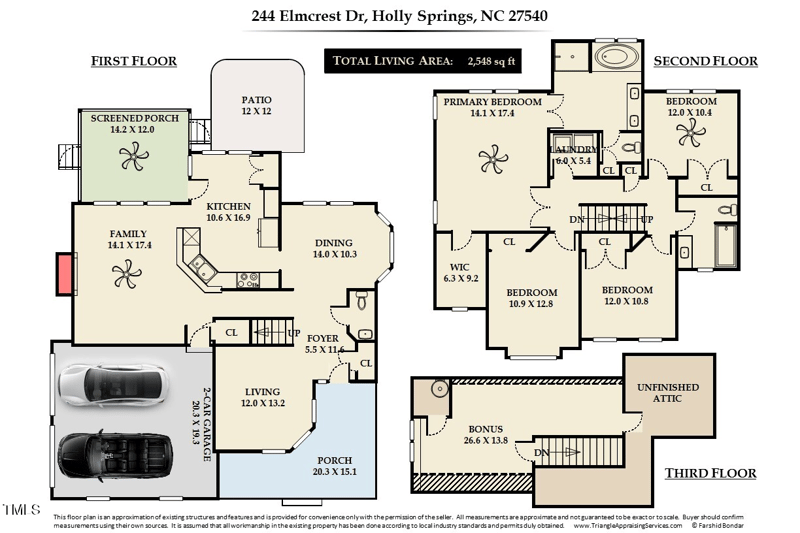 244 Elmcrest Dr, Holly Springs, NC 27540