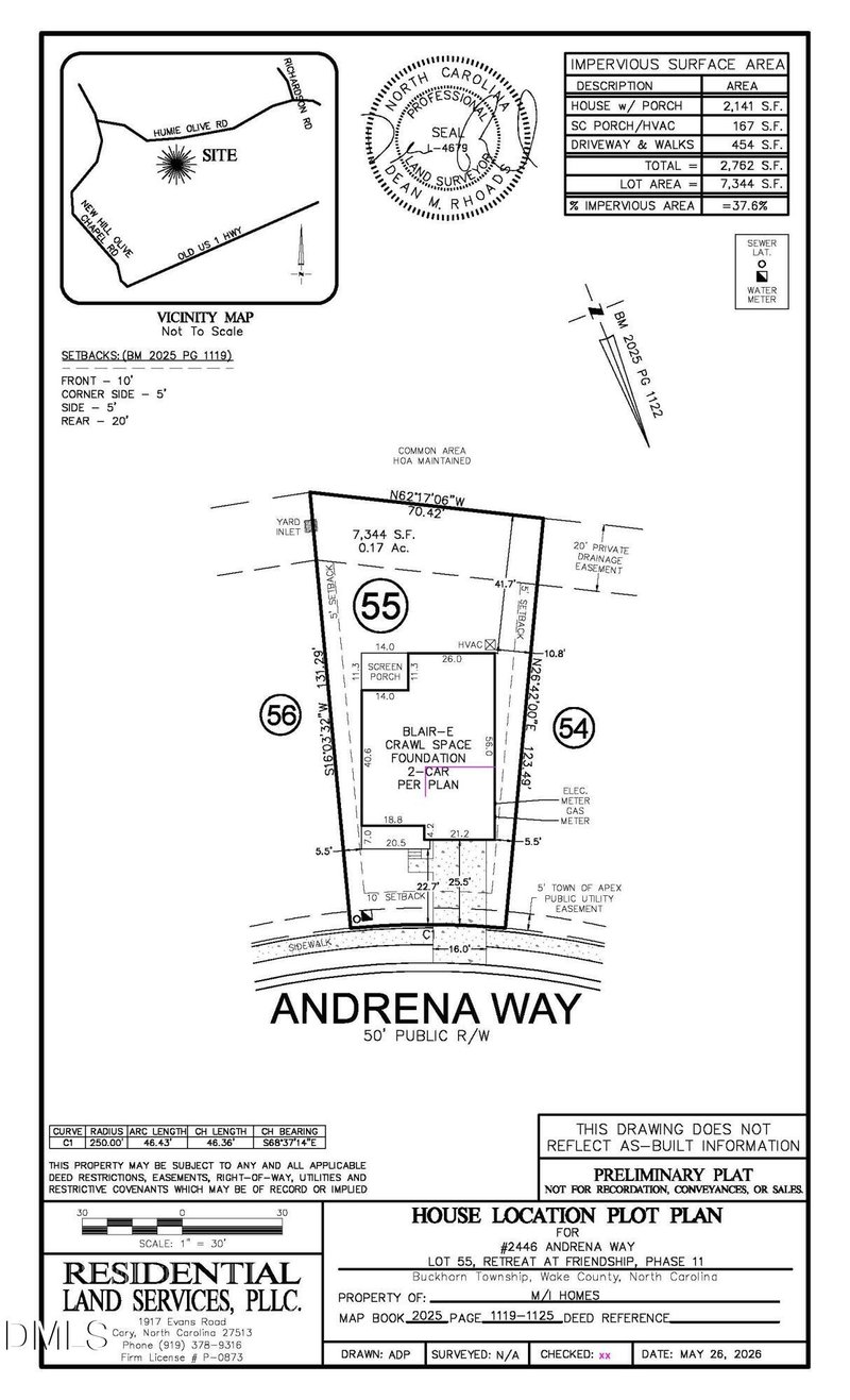 2446 Andrena Way, New Hill, NC 27562